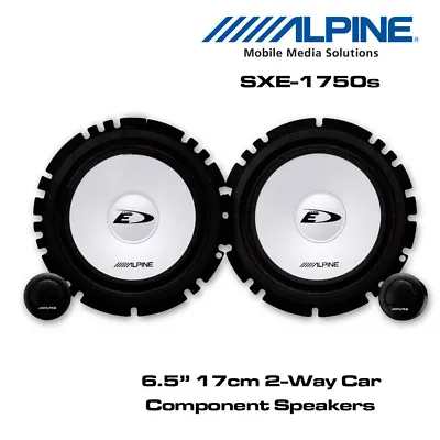 £49.99 • Buy Alpine SXE-1750S - 6-5/0  (17cm) Car Component 2-Way Speaker 560W Total Power