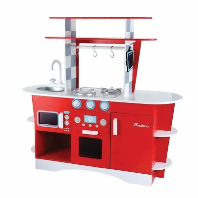 £84.99 • Buy Kids Wooden Kitchen Early Learning Play Center For Childrens Girls Toy UK Seller