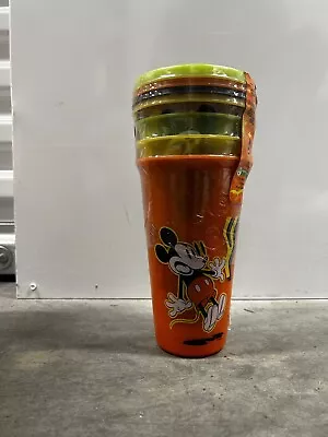 Zak Disney Mickey Mouse Halloween Glow In The Dark Tumbler Cups Reusable 3-pack • $20