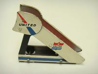 YONEZAWA / CRAGSTAN Japan Tin Airplane Rolling Staircase RARE United Airlines  • $150