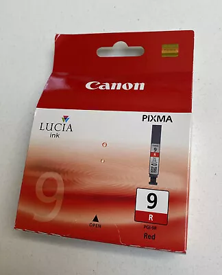 Genuine Authentic Canon 9 Red Ink Cartridge Pgi-9r • £9