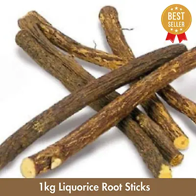 Liquorice / Licorice Root Sticks Cut/Whole - Natural Sweetener Premium Quality • £6.86