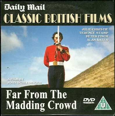 Thomas Hardy's FAR FROM THE MADDING CROWD - Julie Christie Terence Stamp - DVD • £1