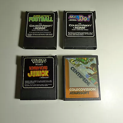 COLECOVISION & Adam  Cartridges Donkeykong Jr Mr Do Football Centipede • $9.99