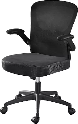 Ergonomic Desk Chair Executive Office Rolling Chair With Flip-Up Armrests Adjust • $82.30