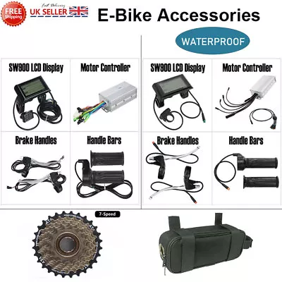 New 48V Twist Throttle/Controller/Brake/SW900/Pedal Assist E Bike Conversion Kit • £39.95