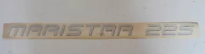 Mastercraft Boat Decal Vinyl Sticker  Maristar 225 Gray/black    24  X 2  • $11.99