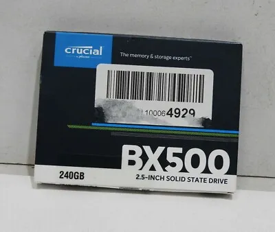 Crucial BX500 240GB 3D NAND SATA 2.5-inch SSD - CT240BX500SSD1 • $67.99