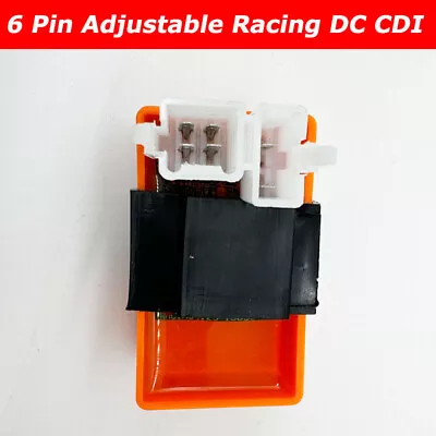 High Performance 6 Pin Adjustable Racing DC CDI For 50CC-250CC Scooter Moped ATV • $21.99