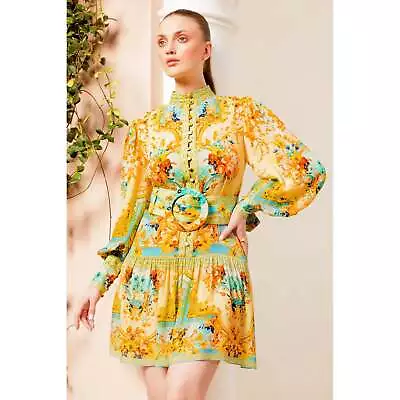 NEW North Beach Boutique CZARINA | Summer Garden Button Down Short Dress • $499