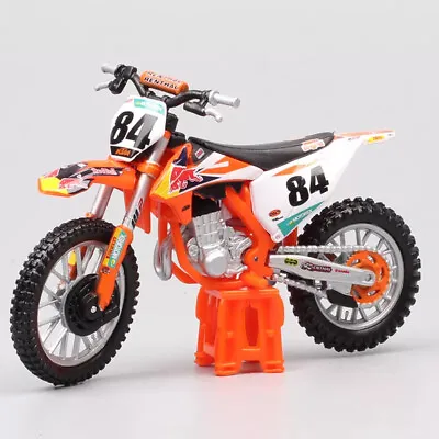 JEFFREY HERLINGS REDBULL KTM 450 SX-F 1:18  Motocross MX Toy Model Bike Orange • $18.59