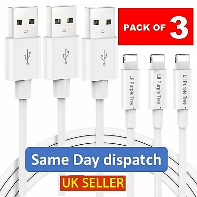 £2.19 • Buy Fast Charger USB Sync Cable For Apple IPhone 5 6 7 8 X XS XR 11 12 13 Pro IPad 