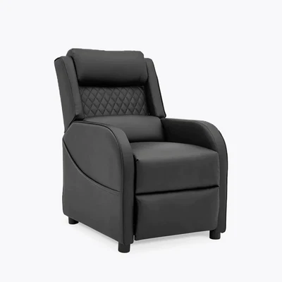 £169 • Buy Gaming Racer Recliner Ergonomic Leather Computer Chair Cinema Armchair, Black Wi