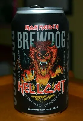 Brewdog Iron Maiden Hellcat Trooper OPENED EMPTY 12oz Beer Can IPA Heavy Metal • $11.99