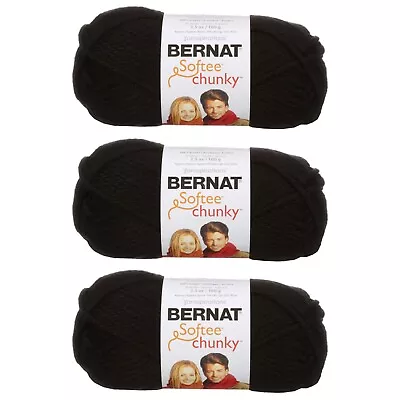 Bernat Softee Chunky Yarn 100G/3.5OZ Super Bulky Yarn 3 Pack  • $13.17