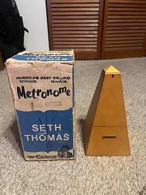Vintage Seth Thomas Metronome  # 10 Model E873-008 Original Box • $45.99