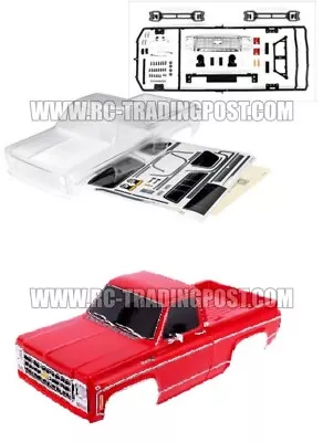 $95.96 • Buy 1979 CHEVY K10 TRUCK 1/10 Clear RC Crawler Body (WB 13.2  336mm) TRX-4