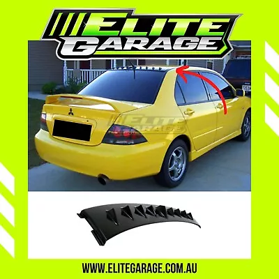 Rear Roof Vortex Shark Fins Spoiler Fits Mitsubishi Lancer VR-X ES CH SEDAN • $85