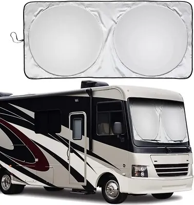 RV Bus Windshield Sun Shade For Front Window Sun Shade Protector Curtain For RV • $73.99