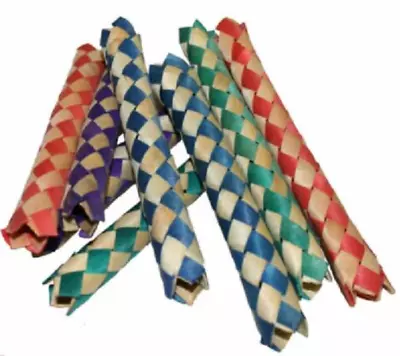 £4.99 • Buy Finger Traps X12 Chinese Oriental Bamboo- Party Bag Fillers Toys!