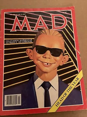 Mad Magazine #269 March 1987 Max Headroom Good Shipping Included • $14.90