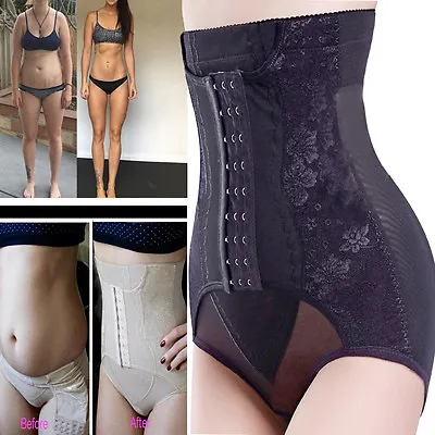 UK Women Body Shaper Control Pants Girdle Corselette High Waist Panty Underwear • £13.79