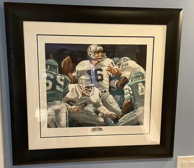 SUPER BOWL XV NFL OFFICIAL LE LITHOGRAPH Raiders AMERICAN MERV CORNING PLUNKETT • $299.99