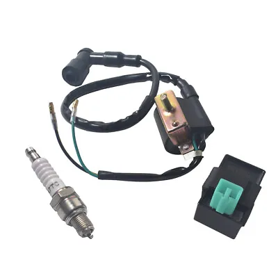 Ignition Coil CDI Spark Plug For 50 90 110 125cc Taotao SunL Coolster Roketa ATV • $11.99