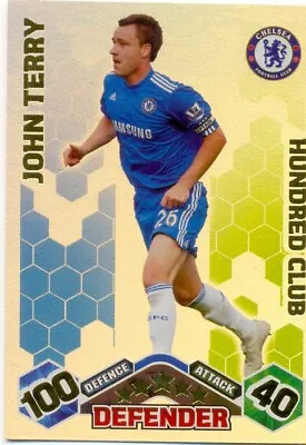 2009/2010 Topps Match Attax Limited Edition 100 Club Card John Terry Chelsea  • $1.93