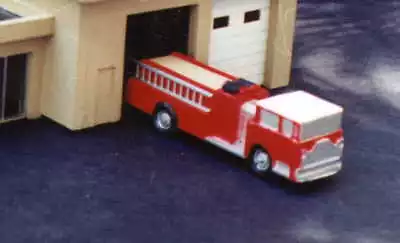 MODERN FIRE ENGINE - N-5001 - Easy To Build N Scale Kit - Made In The USA • $9.98