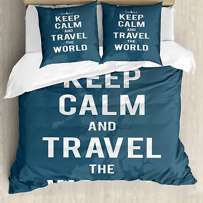 Keep Calm Duvet Cover Travel The World UK • £29.99