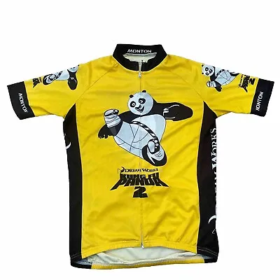 Monton Men's Short Sleeve Cycling Jersey (Medium) Kung Fu Panda 2 Dreamworks • $40