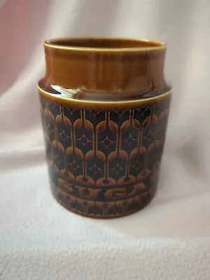 Hornsea Pottery Heirloom Brown Vintage Kitchen Storage Cannister H 15.5cm!  • £5