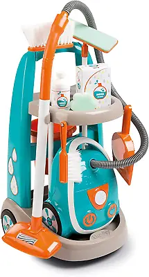 Cleaning Trolley - Toy Vacuum Cleaner With Realistic Lights & Suction Sounds - T • $85.99