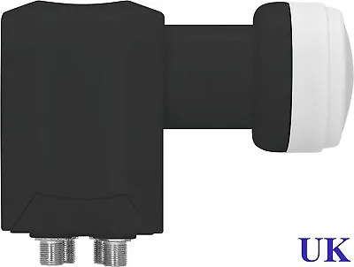 TechniSat Universal Quattro LNB For Multiswitches | Black Edition | 0000/8380 • £35.99