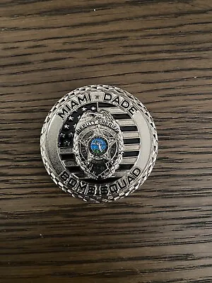 Miami-Dade Police Department Bomb Squad Challenge Coin • $125