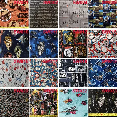 Print Fabric Quilt Fabric Fat Quarter 100% Cotton(Star Wars Collection) • $5.50