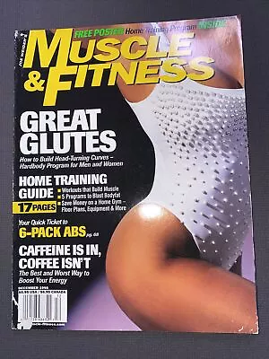 December 1998 MUSCLE & FITNESS Bodybuilding Magazine Great Glutes +poster • $7.99