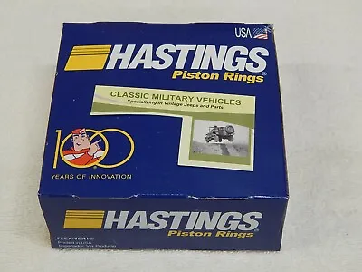 Willys CJ2A Piston Ring Set 040 Bore Size. L134 F134 MB M38A1 CJ3A CJ3B CJ5 Jeep • $29.95