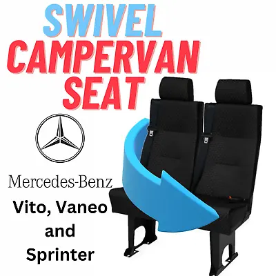 Merc Vito Sprinter Double Van Seat Swivel. Here's How To Rotate It For Less. • $31.57