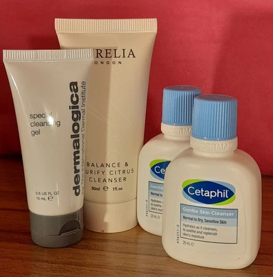 £8 • Buy Job Lot Make Of Skin Cleansers - Aurelia, Dermalogica Cetaphil Cleanser