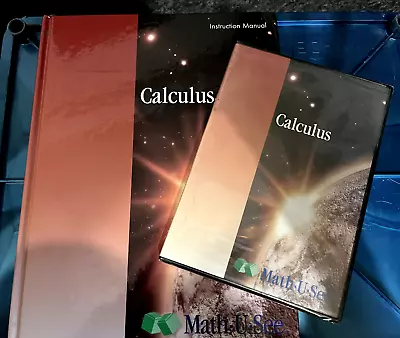 Math U See Calculus Instruction Set By Lisa Angle (Instruction Manual And DVD) • $59.95