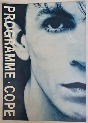 £5.50 • Buy Julian Cope - 1988 UK Tour - Concert Tour Programme