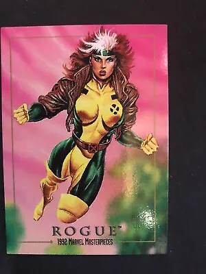 Rogue / 1992 Marvel Masterpieces BASE Trading Card #79 - Art By JOE JUSKO • $1.75