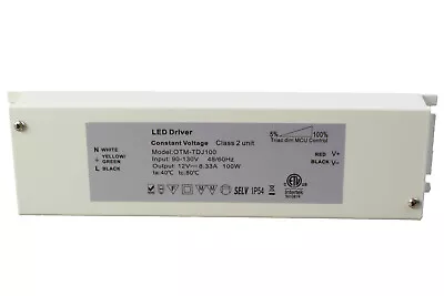 ETL Listed 12v 100w Triac Dimmable LED Driver Power Supply For LED Strip Light • $63.99