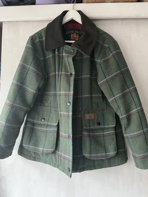 £50 • Buy Ladies Short Check Tweed Jacket Women's Country Field Coat Sizes 10