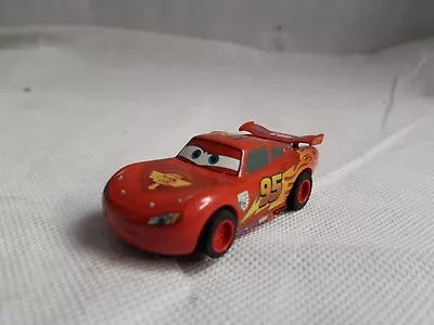 Micro Scalextric Disney Cars 2 Lightning McQueen Piston Cup Working Free Postage • £15.50