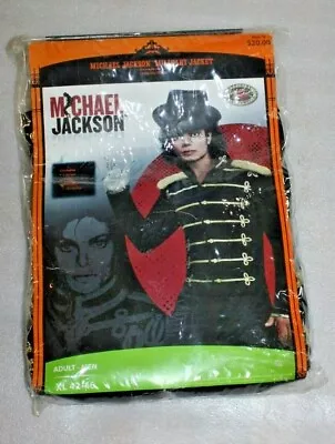 $20 • Buy Michael Jackson Halloween Costume Black Military Jacket Size Adult Men XL 42-46