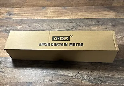 A-Ok AM50 Curtain Motor 1.2 NM 100RPM 65W White AM50-1.2/100-EM-PW • $45