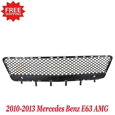 New Bumper Grille For 2010-2013 Mercedes Benz E63 AMG Center Textured Black • $50